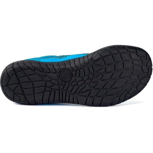 ?Men Blue Wrestling Shoe Boxing Shoes High Top Fitness Zero Drop Sole Sneakers main image 4